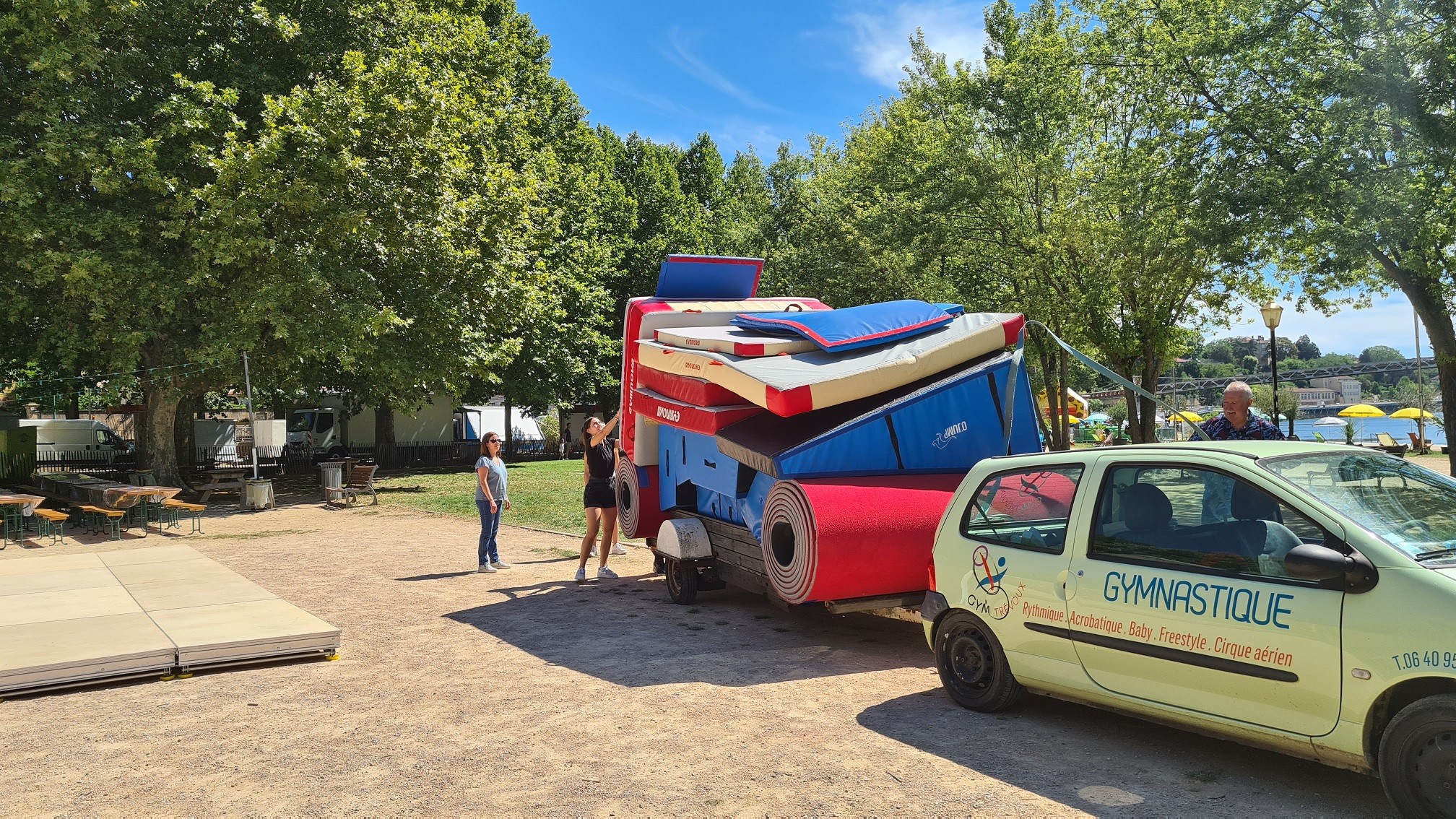 Trévoux plage juin 2022